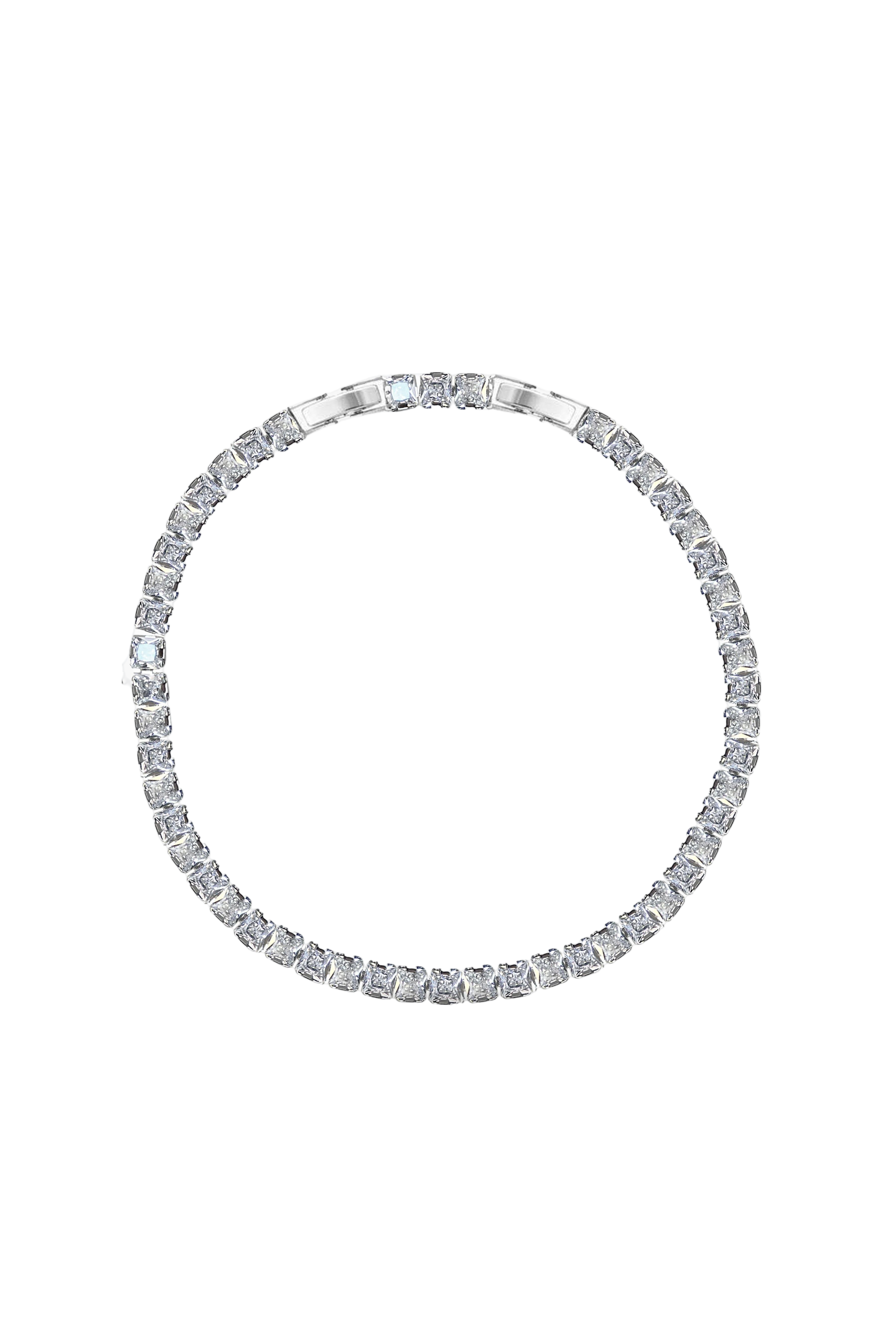 4MM | Princess Cut Su Yolu Bileklik | Luxury Jewelry by Atelier Duygu.