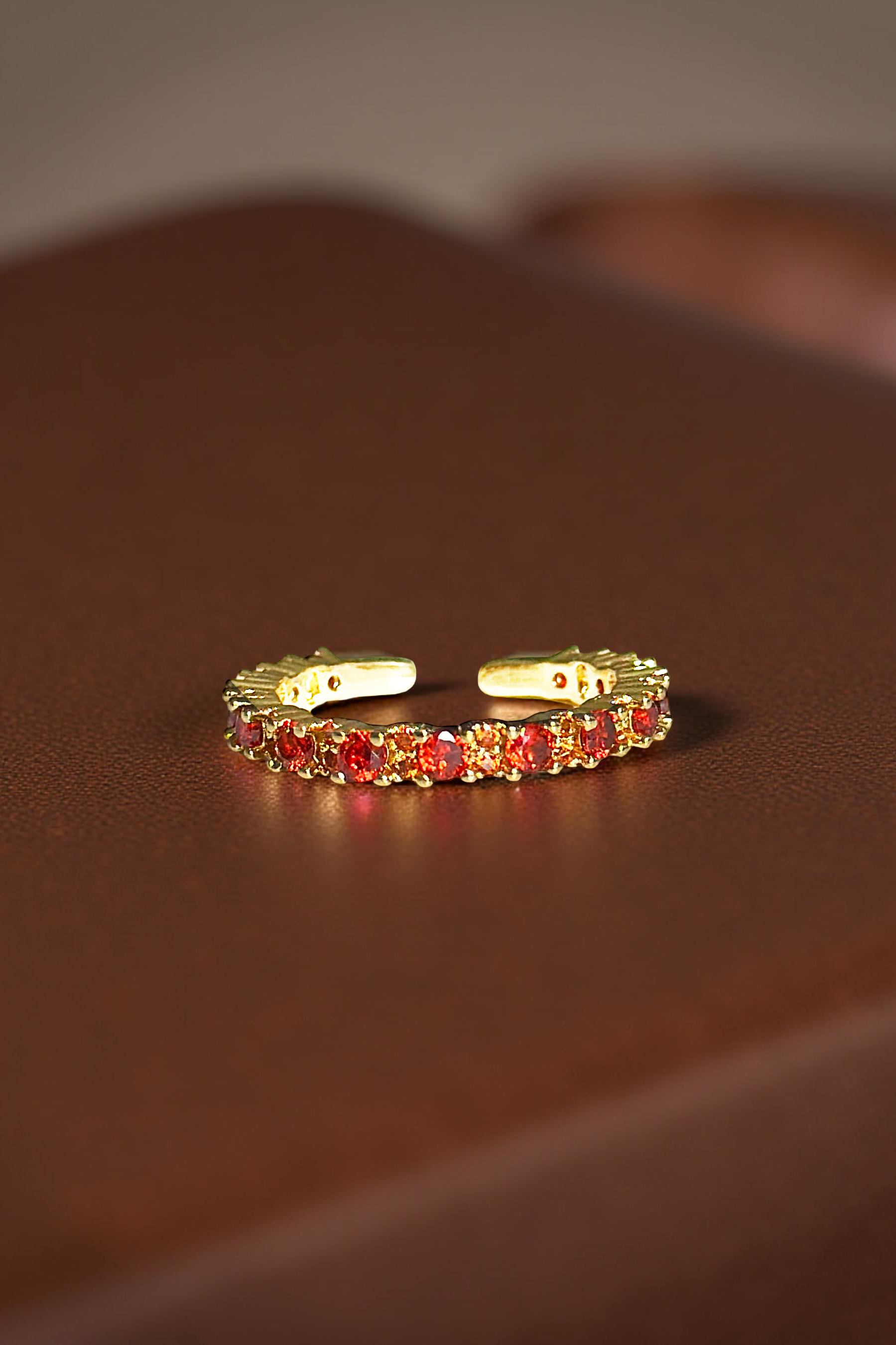 2.5MM | Red Full Eternity Yüzük Atelier Duygu.