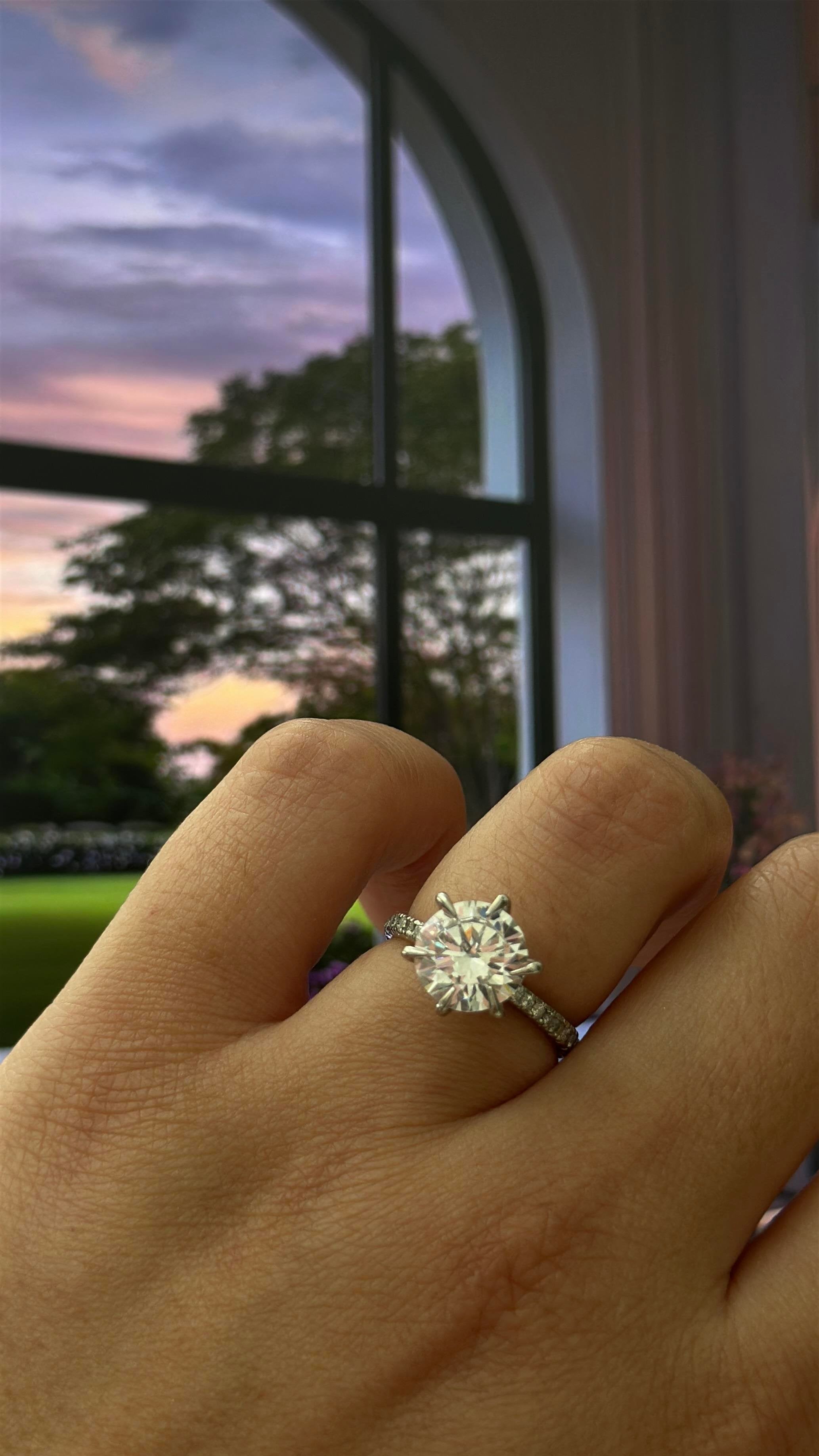 9MM 2.75CT Stony Hexagon Tektaş Yüzük Atelier Duygu.