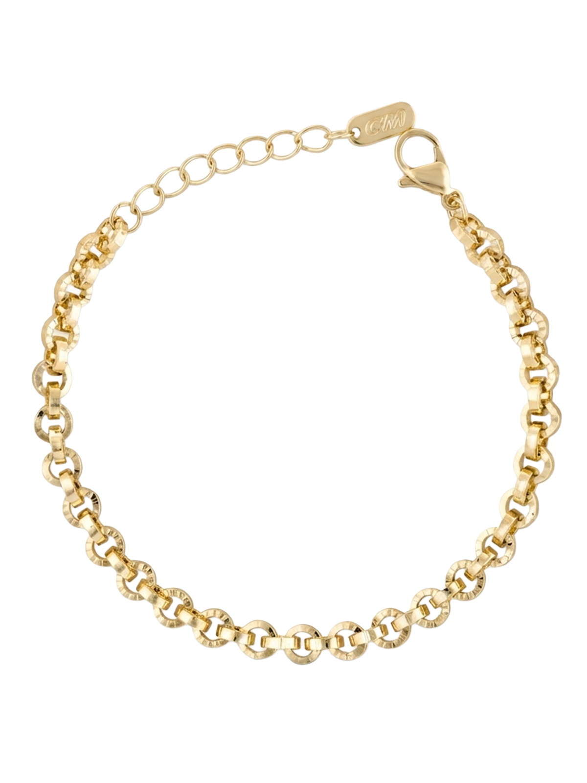 Daphne Bileklik, zarif elmas kesim dokusu ile ışığı yansıtan modern bir tasarım. Atelier Duygu kalitesiyle tasarlanmış, minimalist şıklığı ile dikkat çeker.