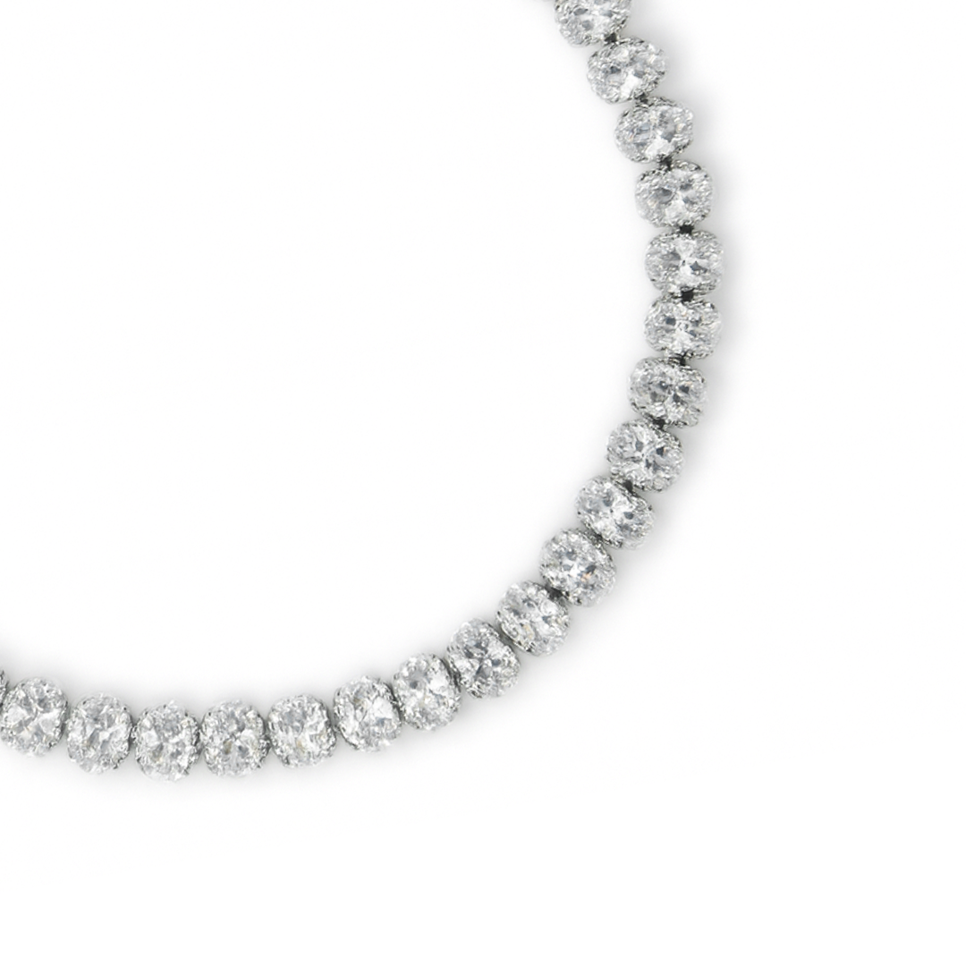 4mm | Oval Cut Su Yolu Bileklik