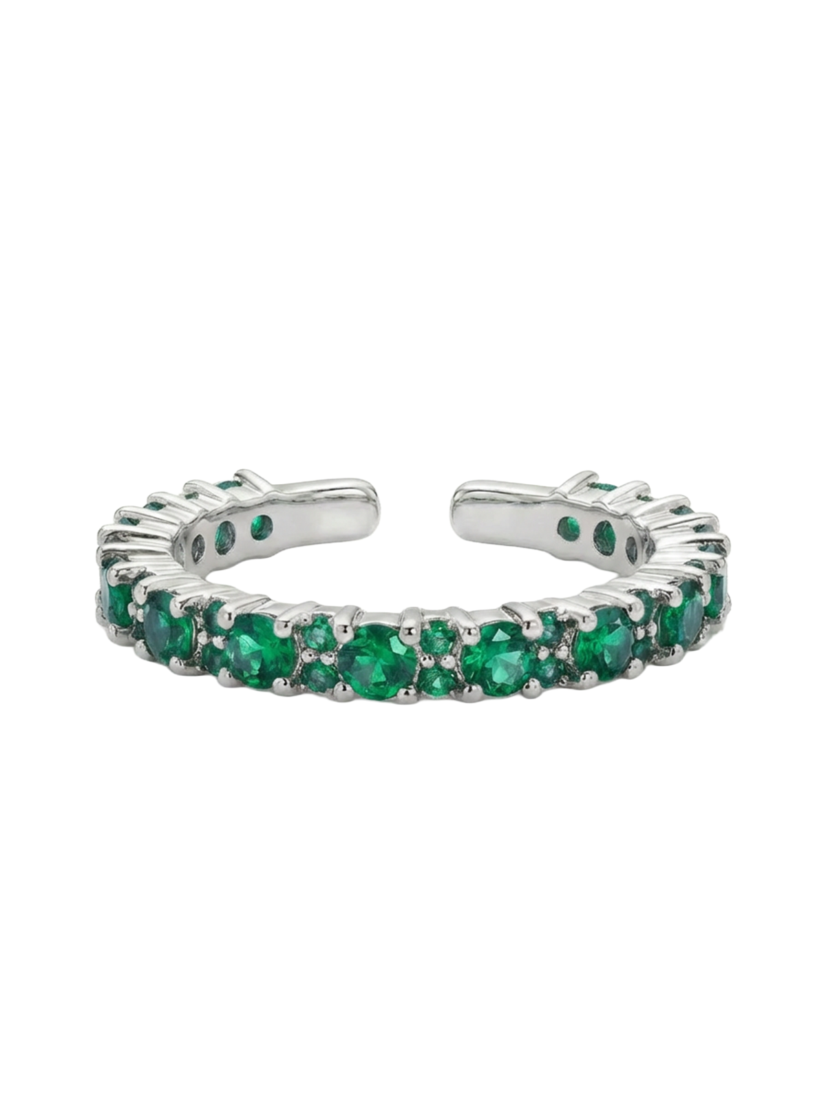 2.5MM | Green Full Eternity Yüzük