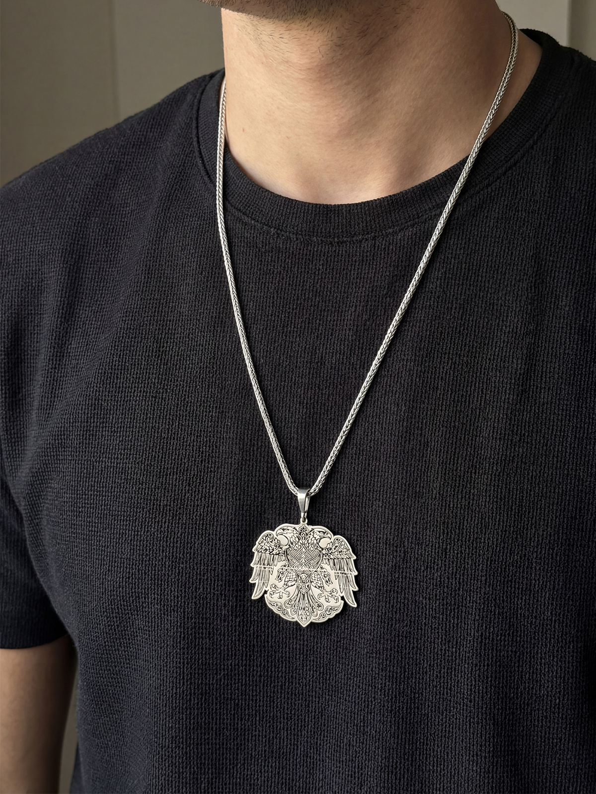 Çift Başlı Kartal Kolye