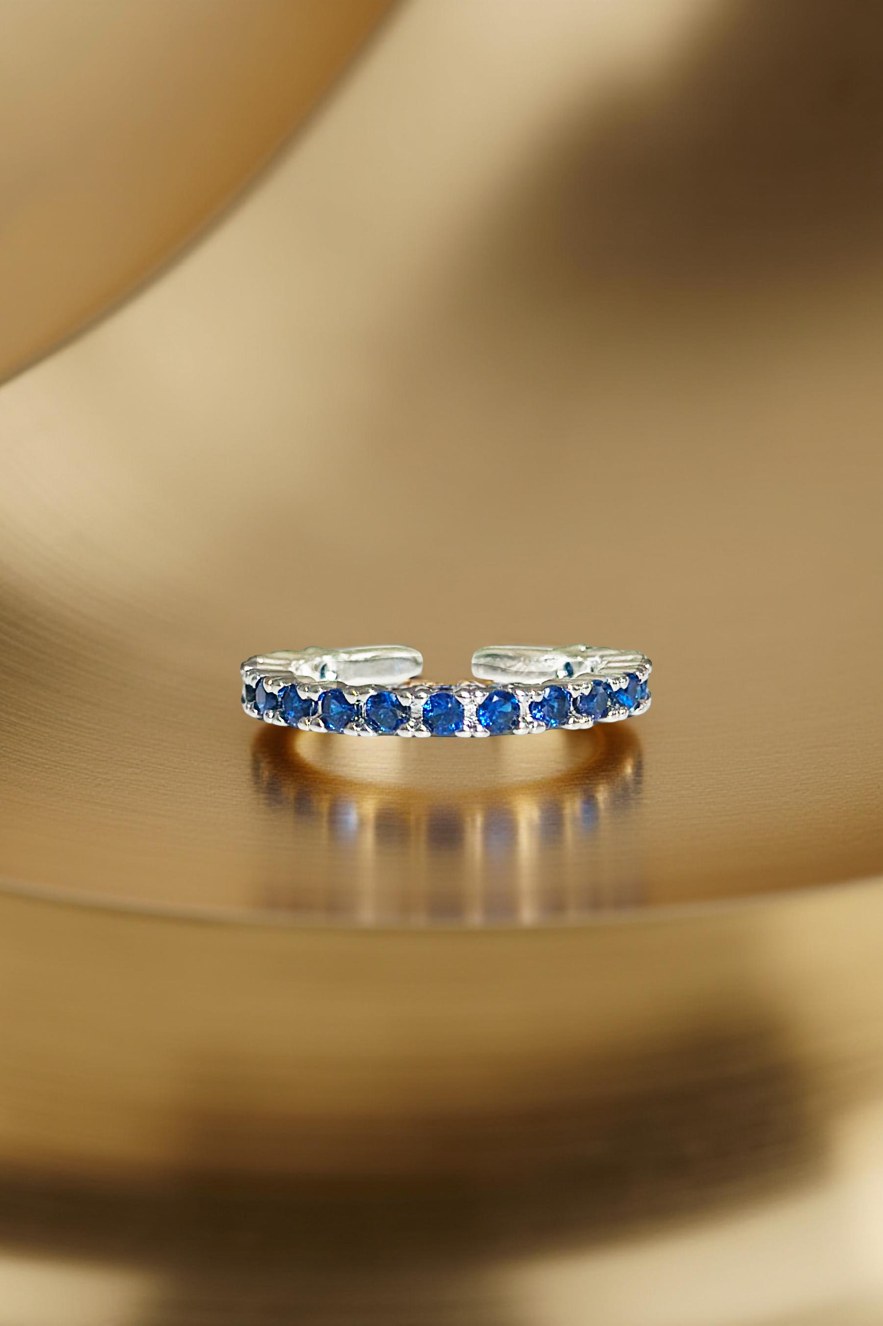 2MM | Dark Blue Full Eternity Yüzük  Atelier Duygu.