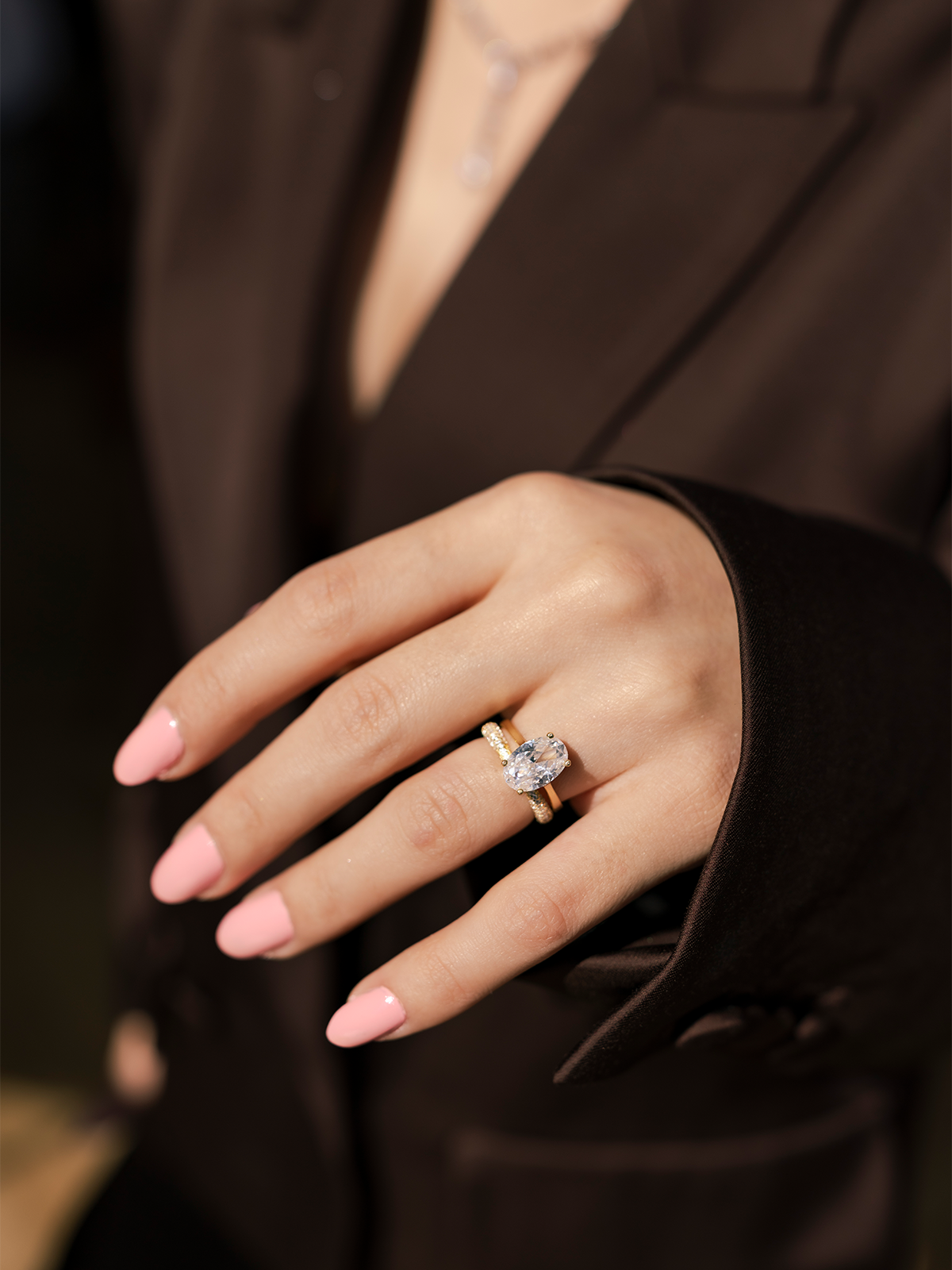 3CT | Oval Cut Yüzük  Atelier Duygu.