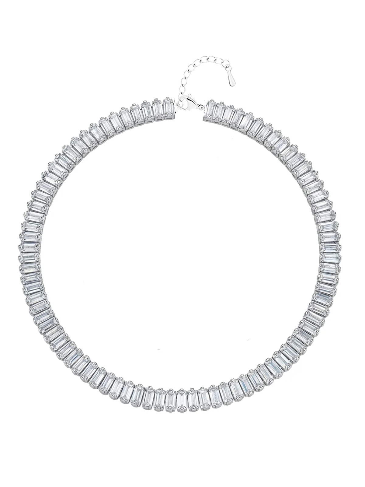 5MM | Choker Baguette Cut Su Yolu Kolye