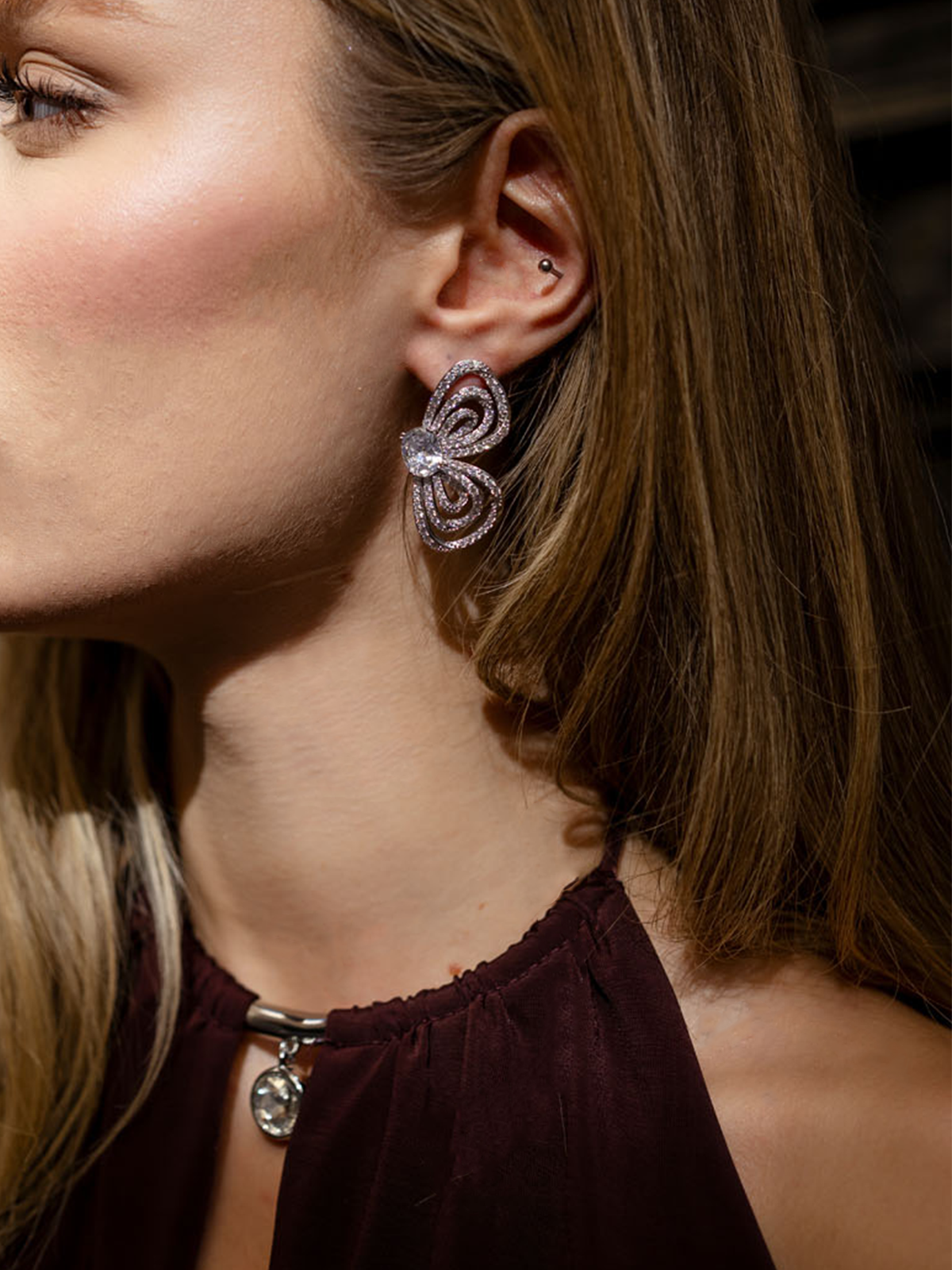 Stoney Butterfly Küpe