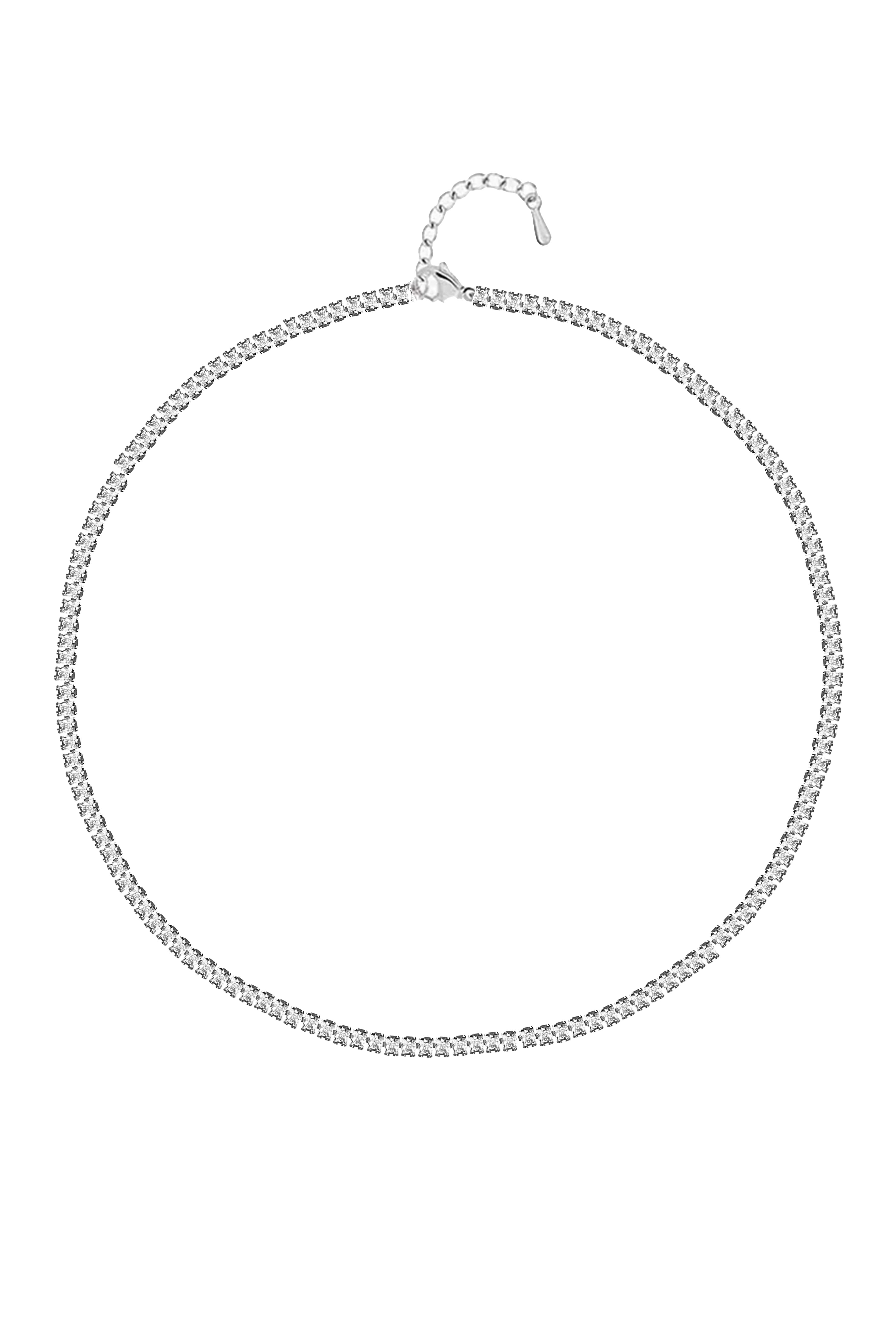 2MM | Choker Princess Cut Su Yolu Kolye |   Luxury Jewelry by  Atelier Duygu.