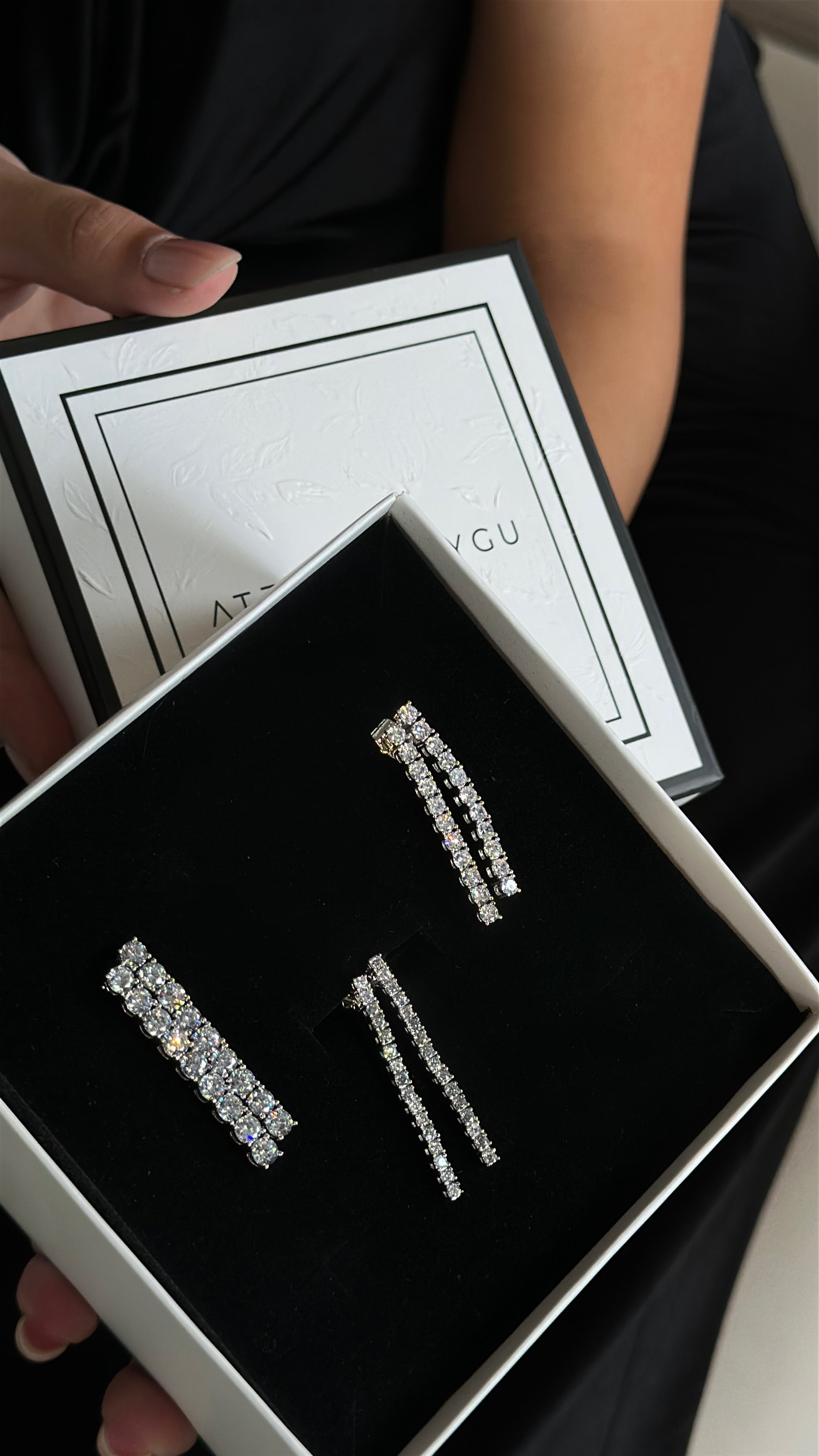 2MM | Döküm Su Yolu Küpe  Atelier Duygu.