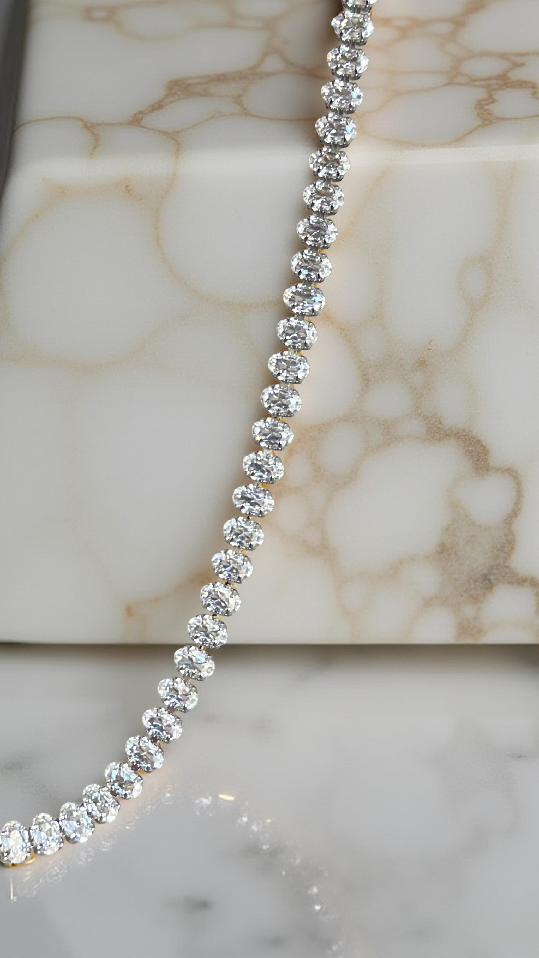 5MM | Choker Oval Cut Su Yolu Kolye |   Luxury Jewelry by  Atelier Duygu.