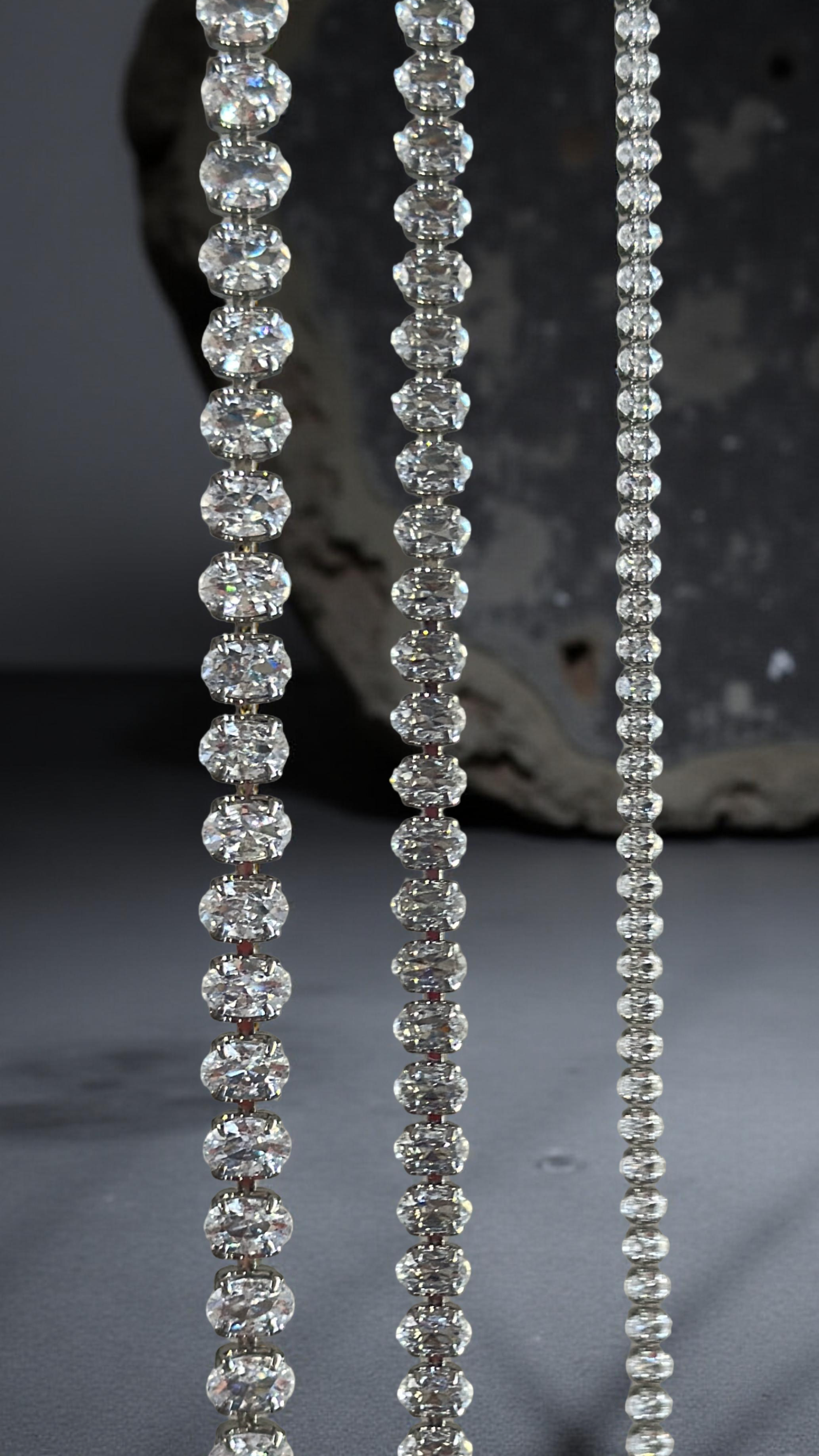 6MM | Choker Oval Cut Su Yolu Kolye |   Luxury Jewelry by  Atelier Duygu.