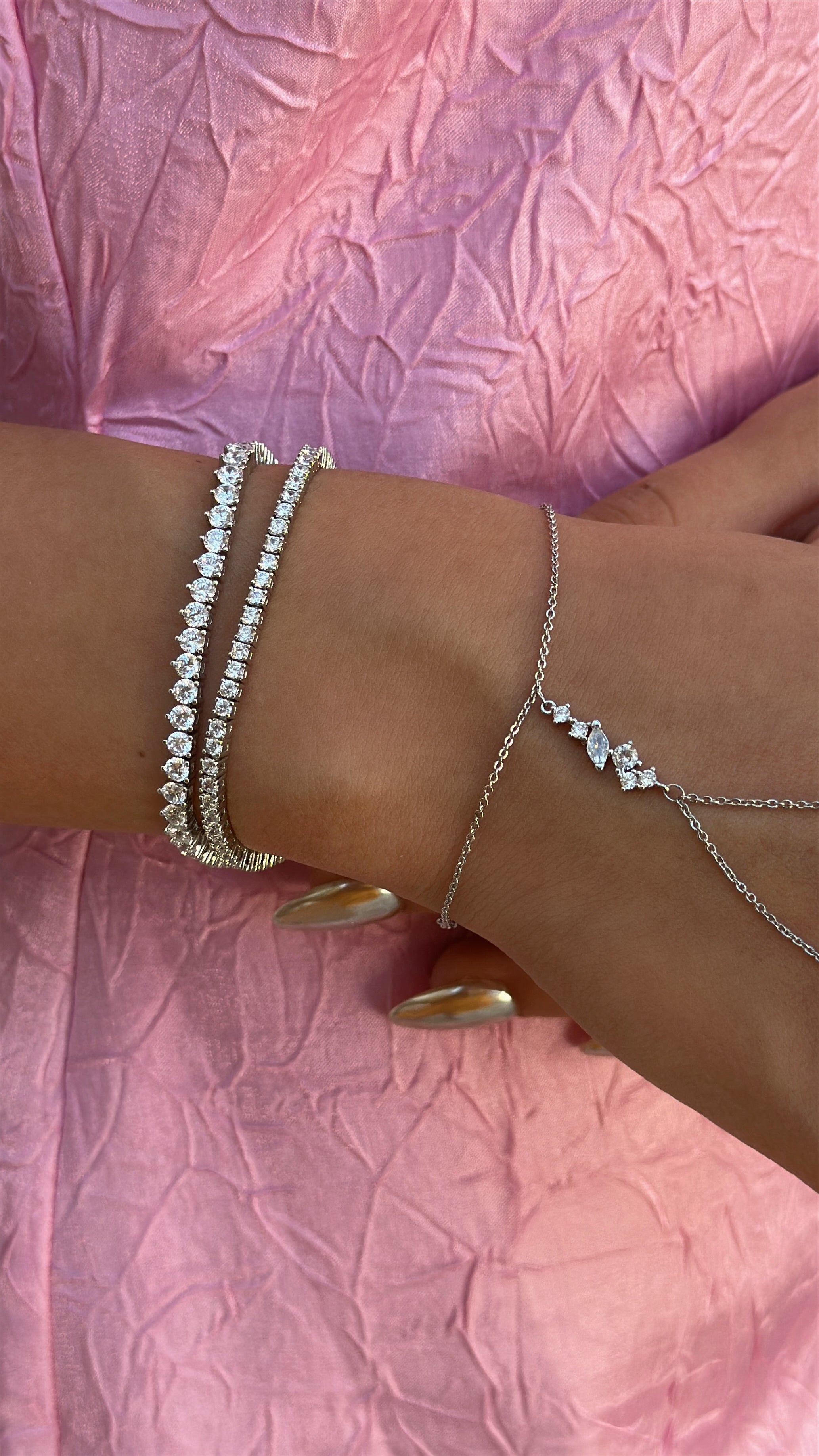 3MM | Damla Döküm Su Yolu Bileklik |   Luxury Jewelry by  Atelier Duygu.