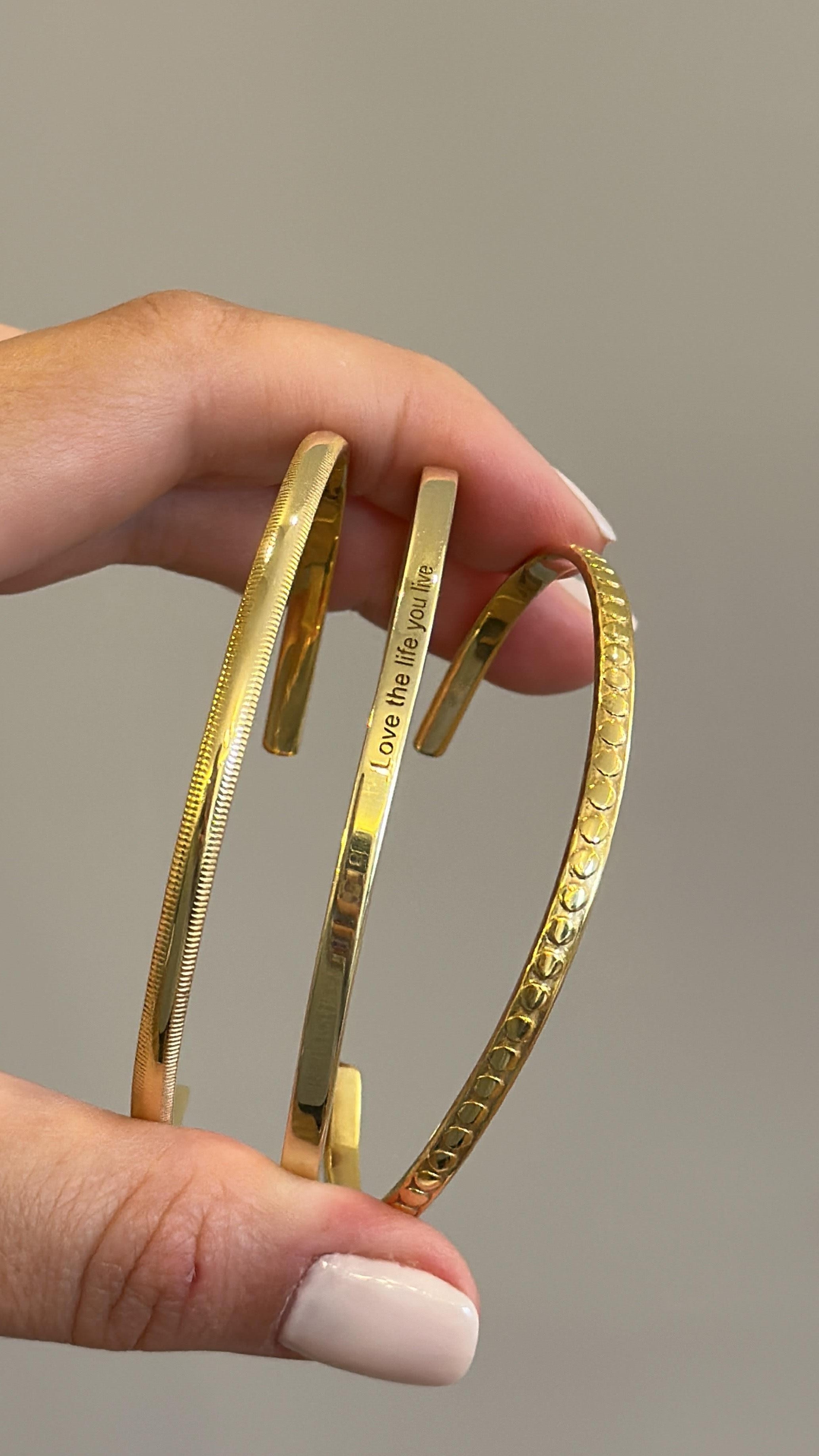 Write Your Motto Bileklik  Atelier Duygu.