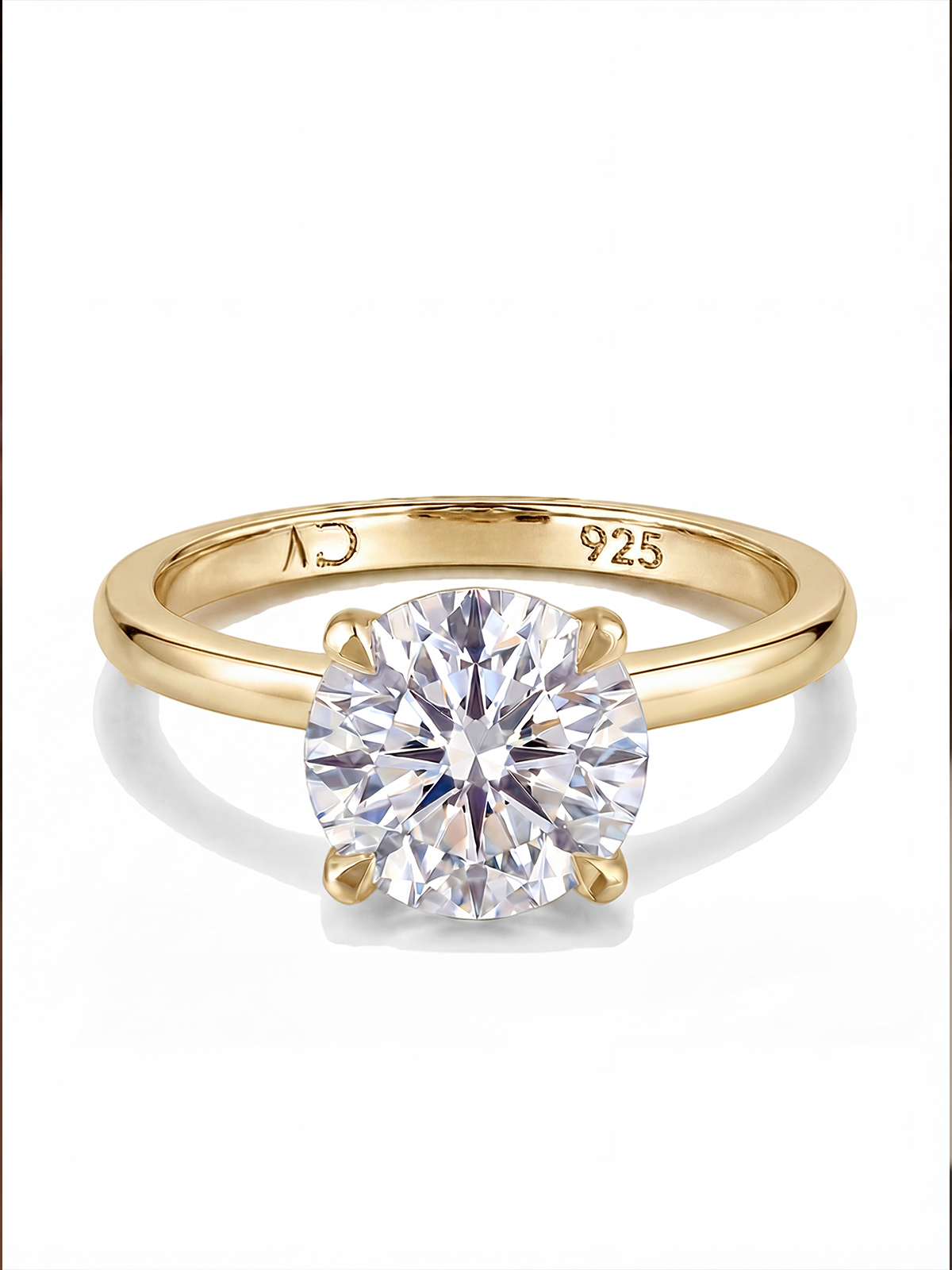 4.0CT | 4 Tırnak Tektaş Yüzük