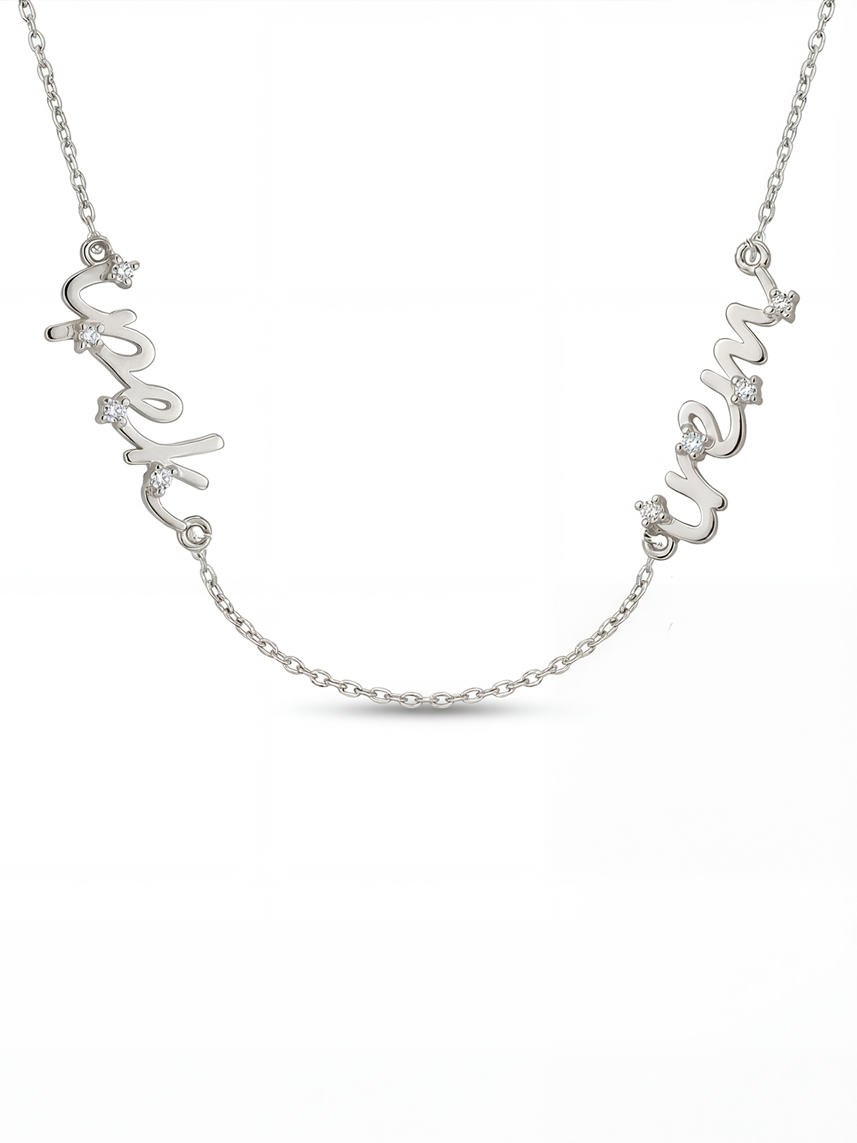 Valea Taşlı İsim Kolye