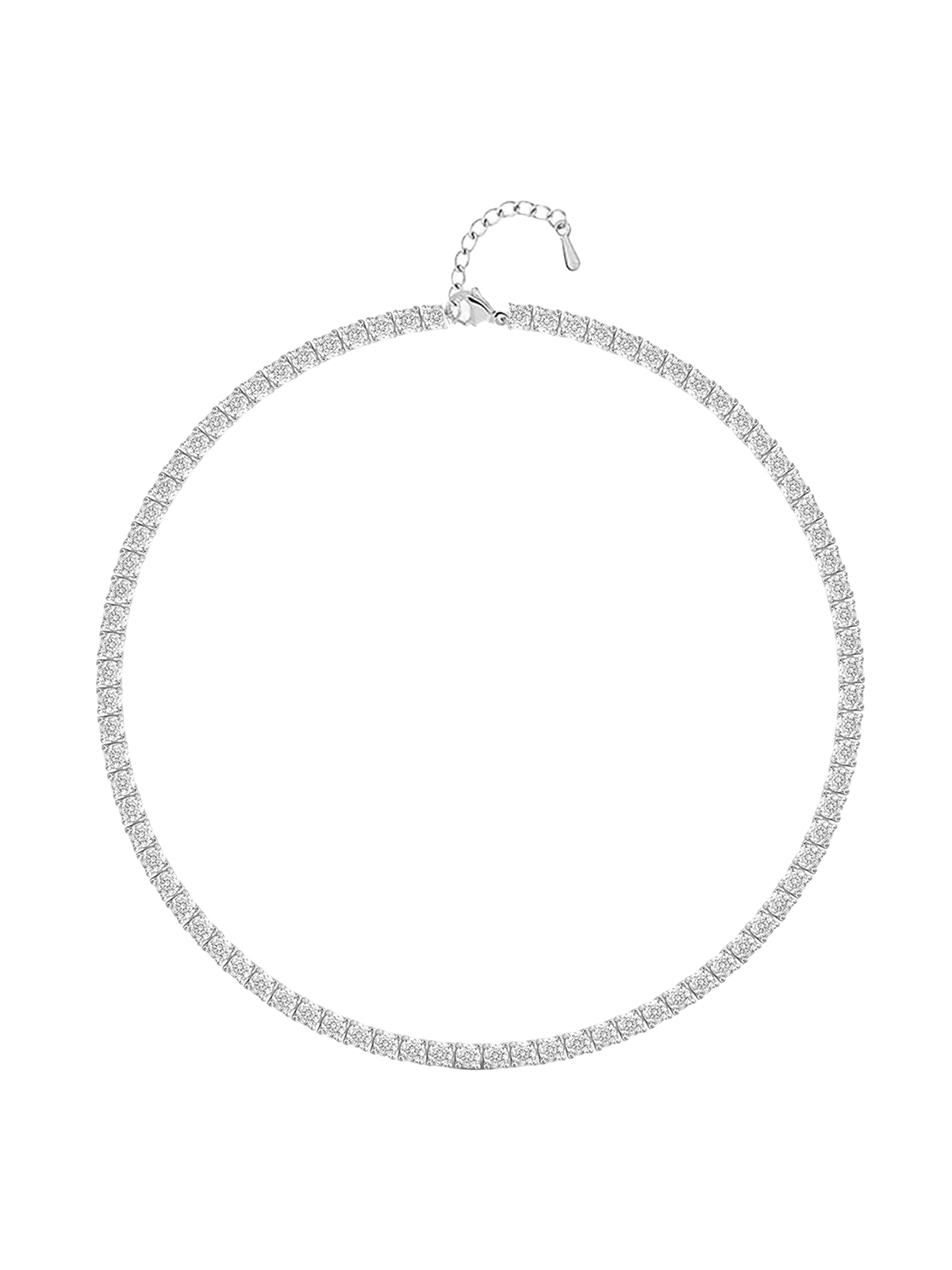 4MM | Choker Round Cut Su Yolu Kolye