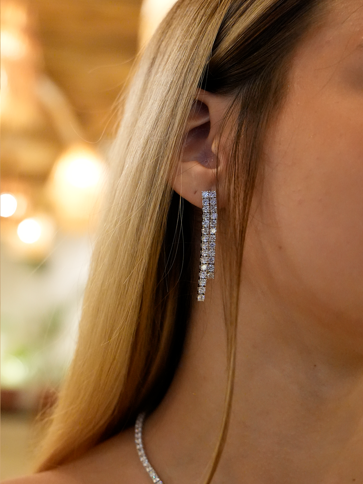 Aria Döküm Su Yolu Kolye - Küpe Set